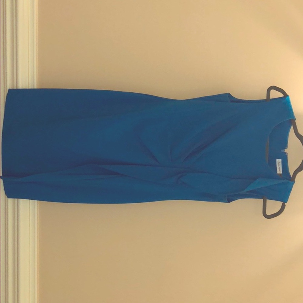Blue Calvin Klein dress
